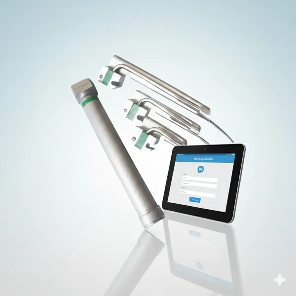 Laryngo Pro Medical device detail showcasing precision engineering