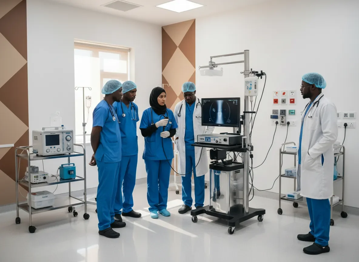 Laryngo Pro Medical team providing clinical support in East Africa