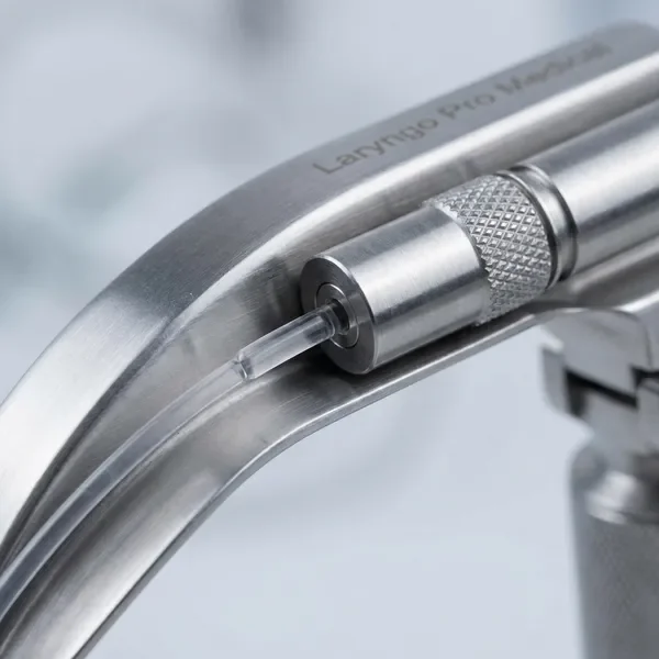 Laryngoscope component macro detail
